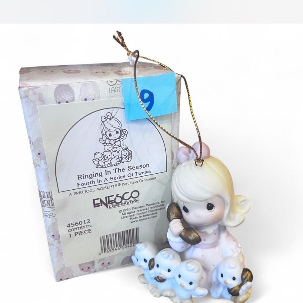 Precious Moments ‘Ringing in the Season-4th in series of 12 -Holiday Ornament